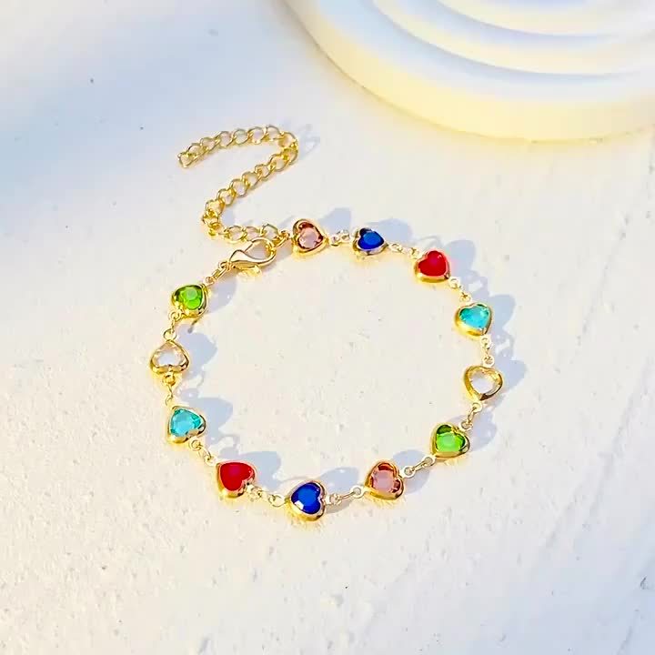 Luné® | Juliana — Elegante Hartvormige Armband