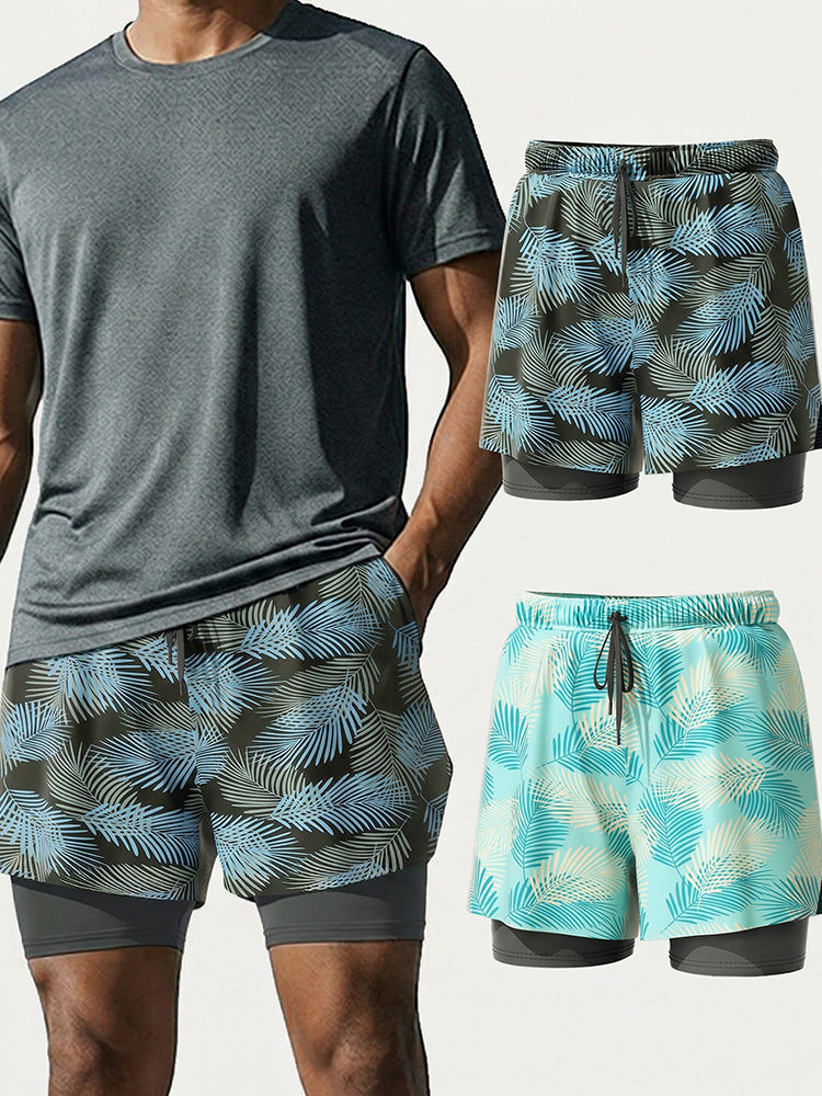 Summer Oasis Printed Swim Trunk