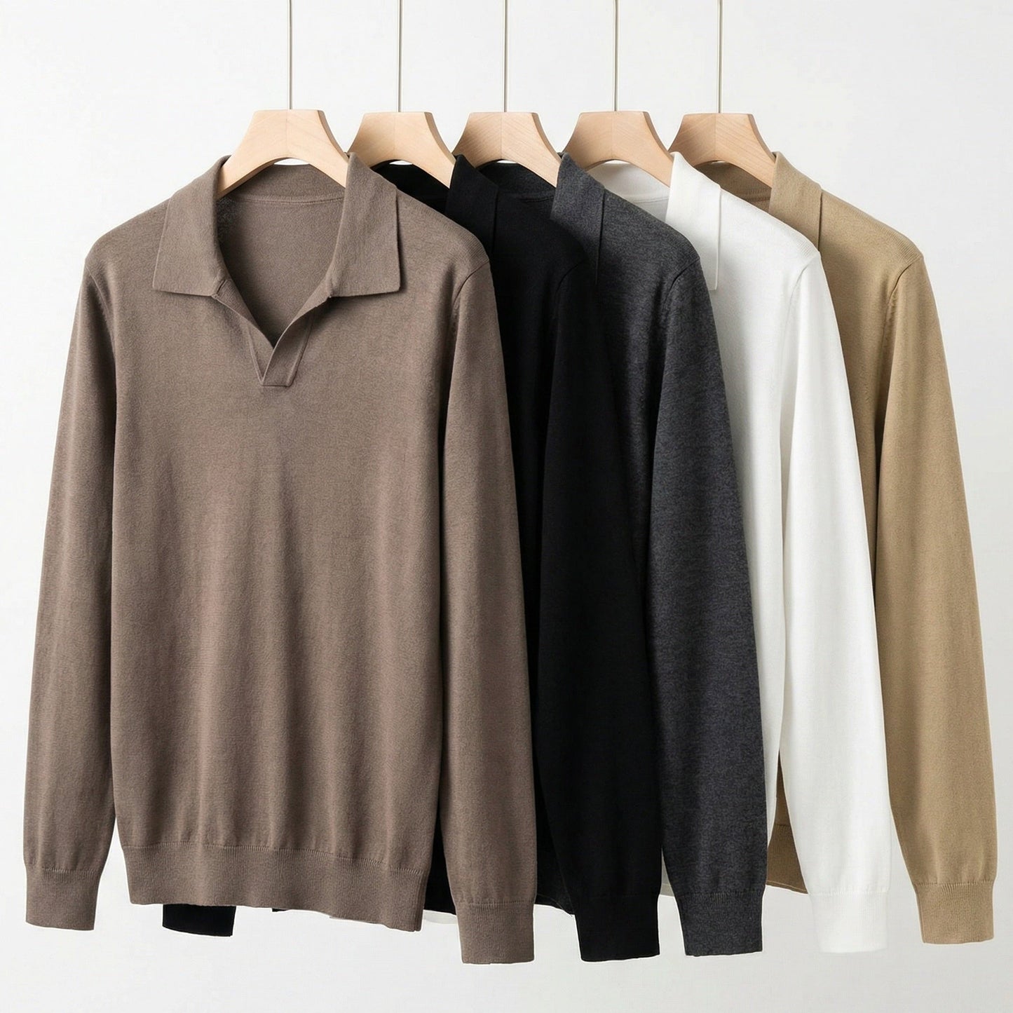 Luné® | Lorenzo — Luxe Gebreide Polo