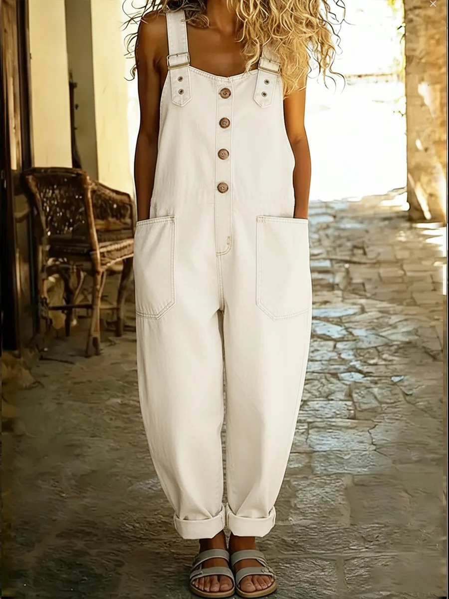 Lora™ - Vintage-stijl denim overall