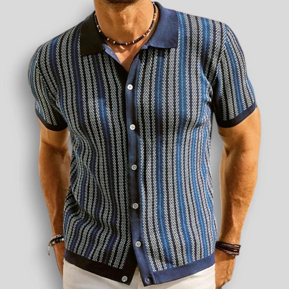 Armand | Gestreepte Knit Polo