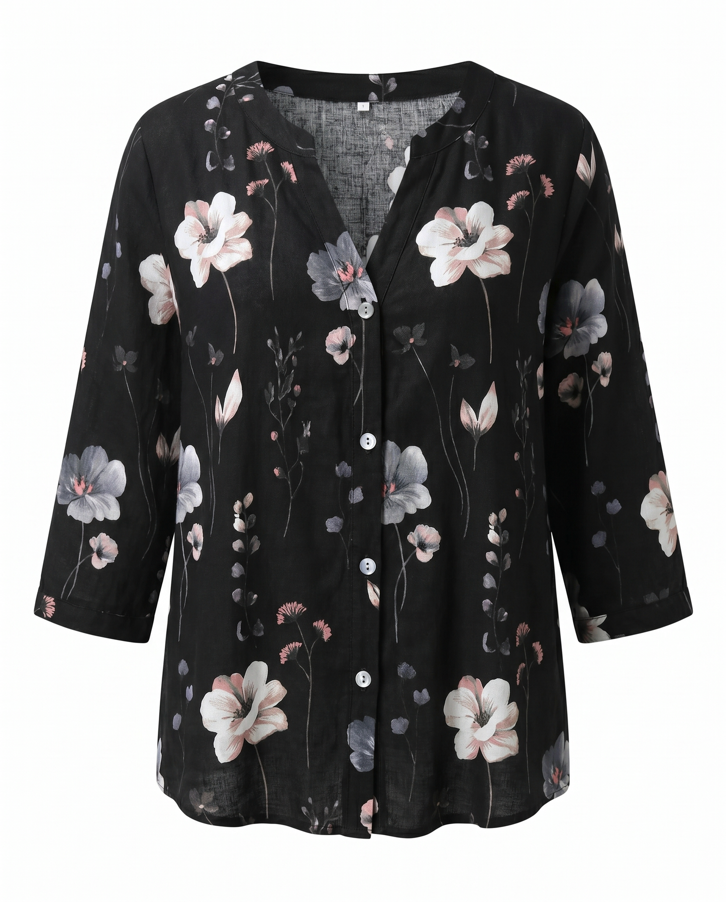 Luné® | Camille — Elegante Damesblouse met Driekwartmouwen