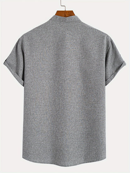 Zalecta | Moderne Polo met Opstaande Kraag