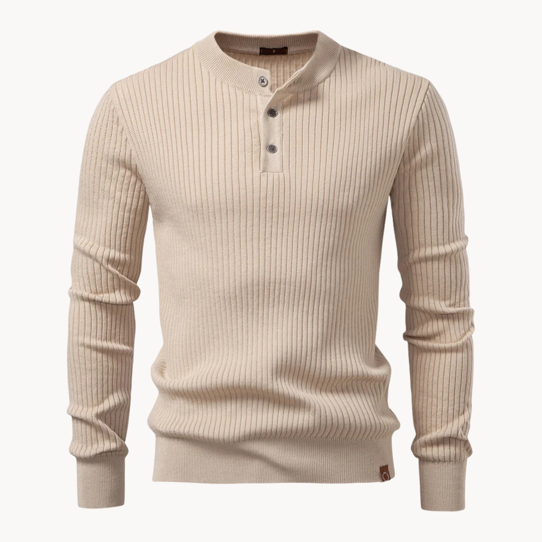 Zalecta | Geribde Henley Shirt