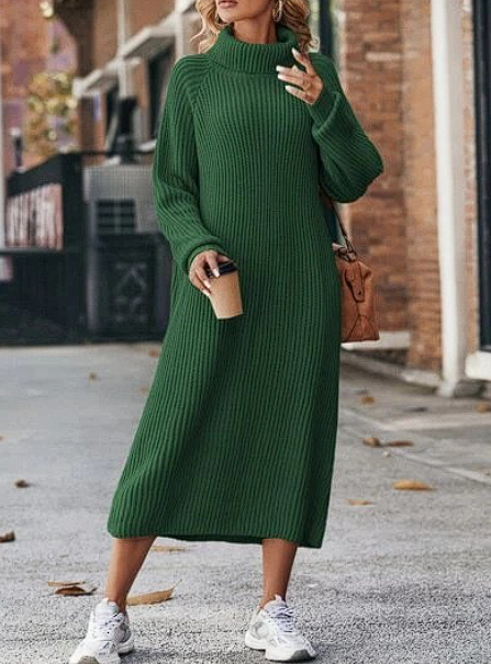 Laluna® | Casual Gebreide Jurk