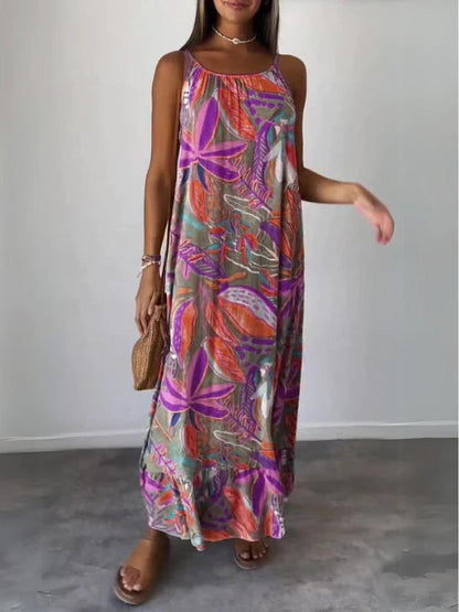 Luné® | Sofia — Elegante Bloemenjurk met Comfortabele Pasvorm