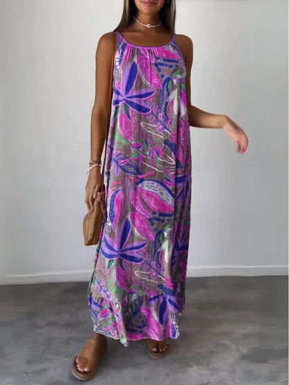 Luné® | Sofia — Elegante Bloemenjurk met Comfortabele Pasvorm
