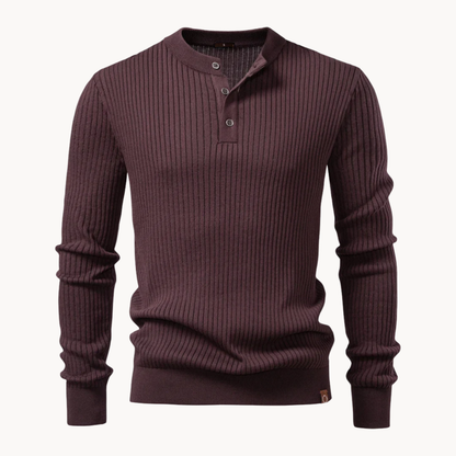 Zalecta | Geribde Henley Shirt