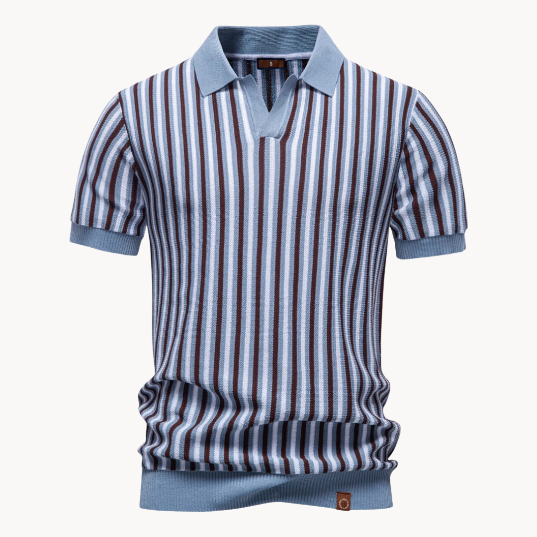 Zalecta | Gestreepte Knit Polo