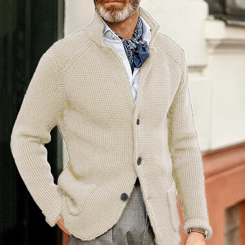 Kian™ | Elegante Geribde Gebreide Cardigan