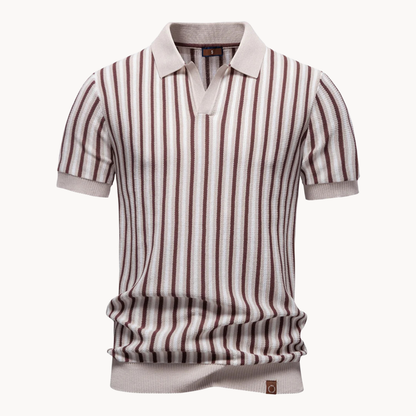 Zalecta | Gestreepte Knit Polo