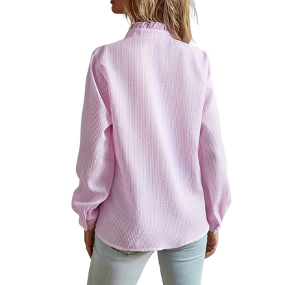 HONEY™ – Hedendaagse Blouse met Rimpelrand