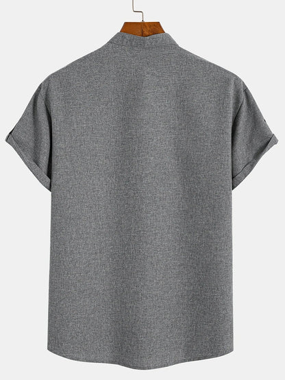 Zalecta | Moderne Polo met Opstaande Kraag
