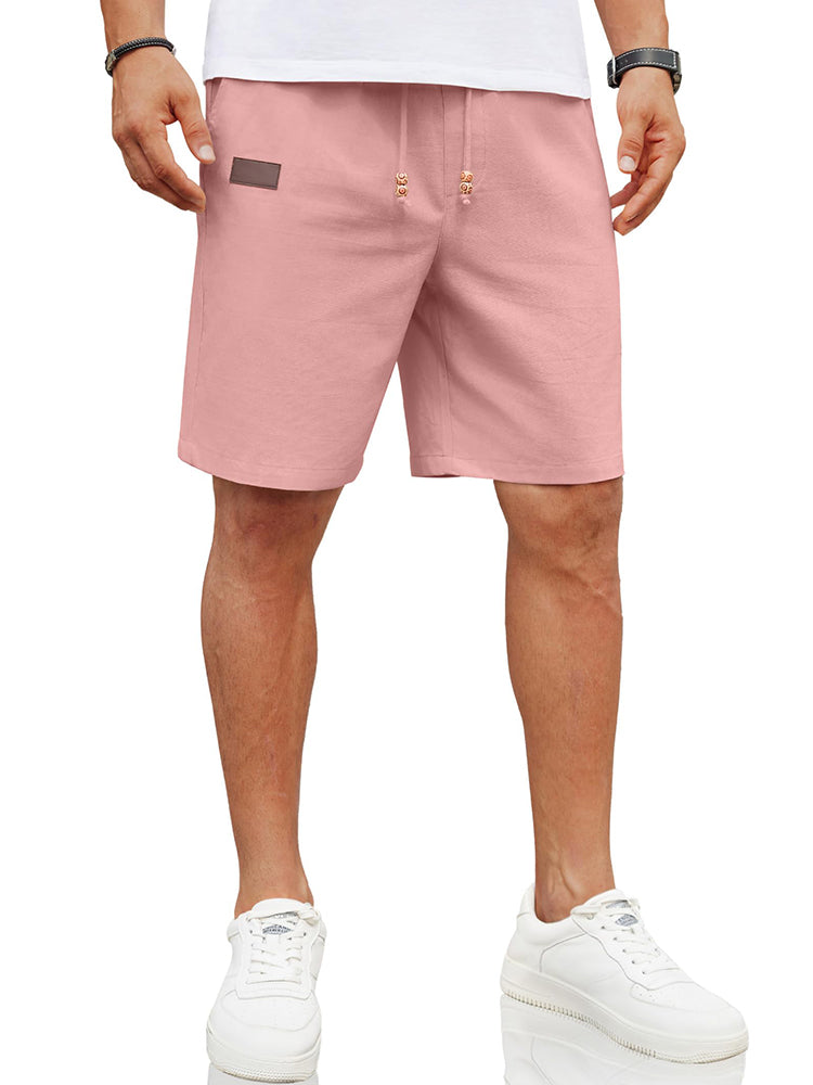 Casual Linen Blend Summer Shorts (US Only)