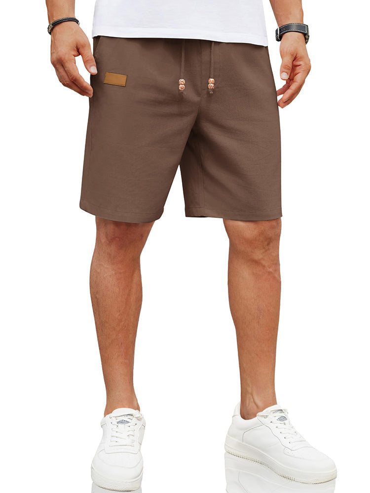 Casual Linen Blend Summer Shorts (US Only)