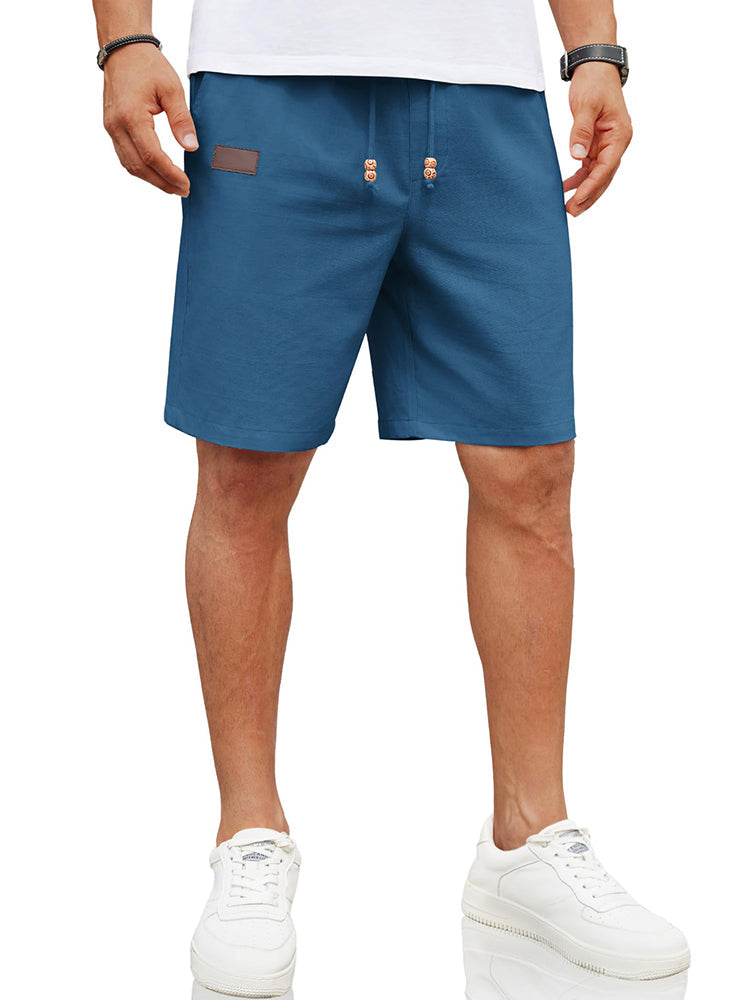 Casual Linen Blend Summer Shorts (US Only)