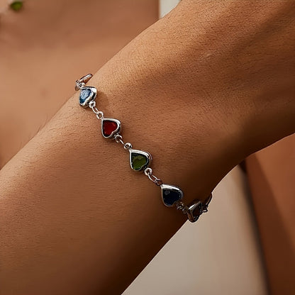 Luné® | Juliana — Elegante Hartvormige Armband