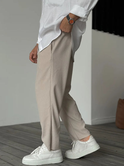 Luné® | Oliver — Zachte Luxe Herenbroek met Verfijnde Pasvorm
