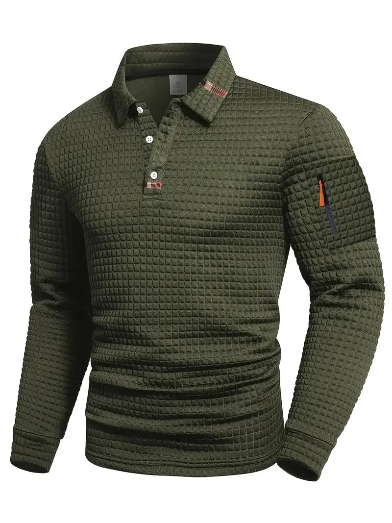 Luné® | Elias — Moderne Gewatteerde Casual Trui