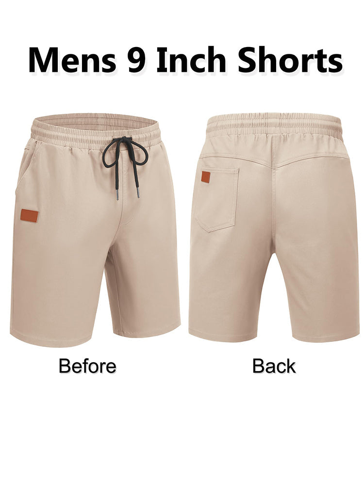 Casual Cotton Blend 9" Chino Shorts (US Only)