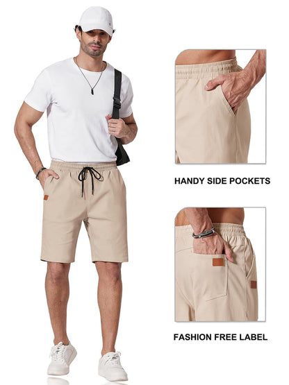 Casual Cotton Blend 9" Chino Shorts (US Only)