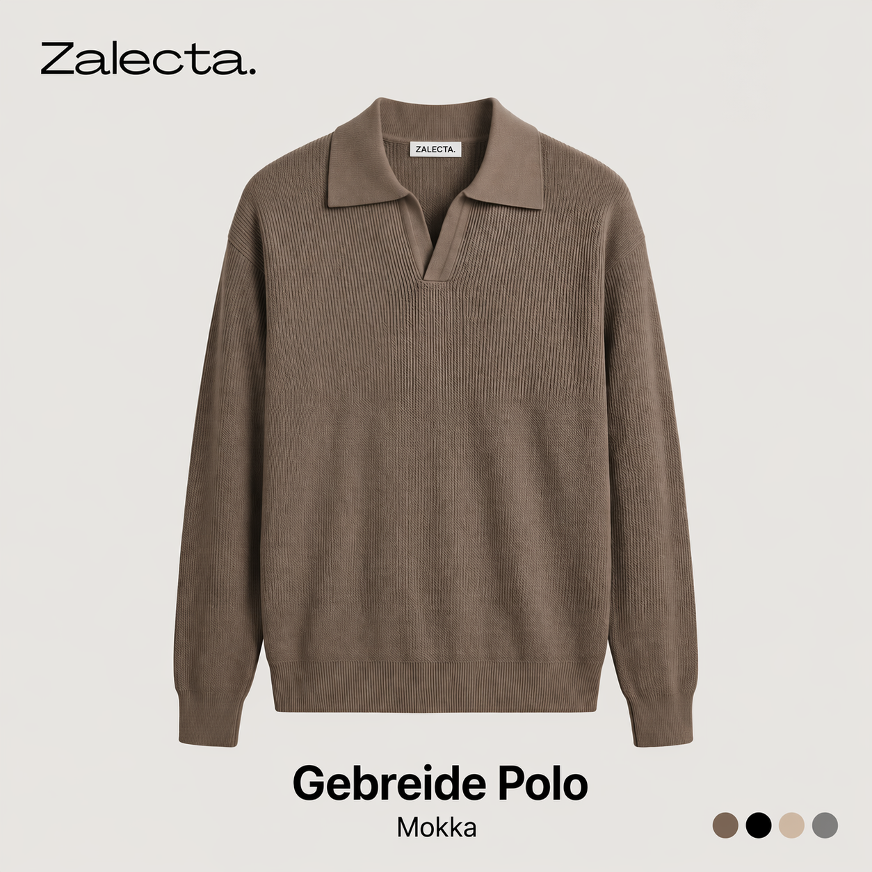 Luné® | Lorenzo — Luxe Gebreide Polo