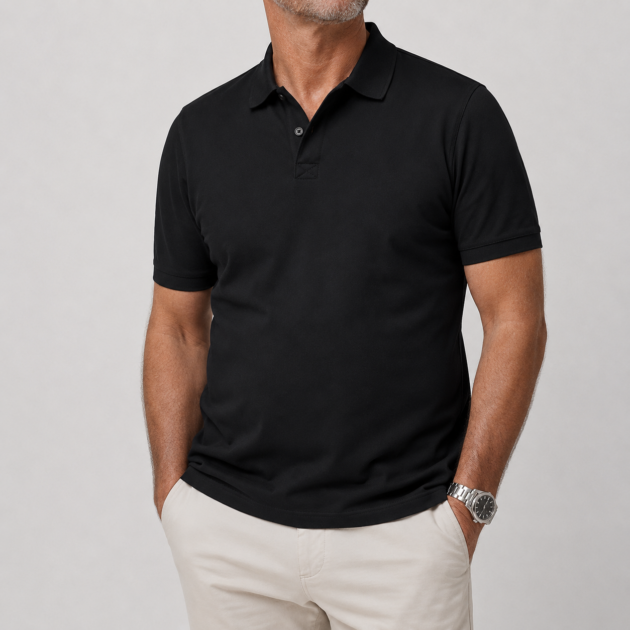 Milan Klassieke Polo – Ademend, Stijlvol & Vormvast