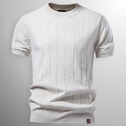 Luca | Luxe Geribde T-Shirt