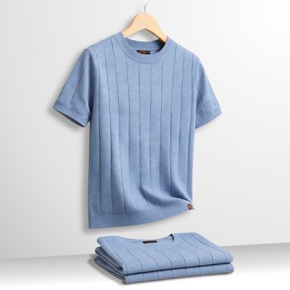 Luca | Luxe Geribde T-Shirt