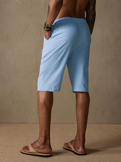 Casual Cotton Drawstring Shorts