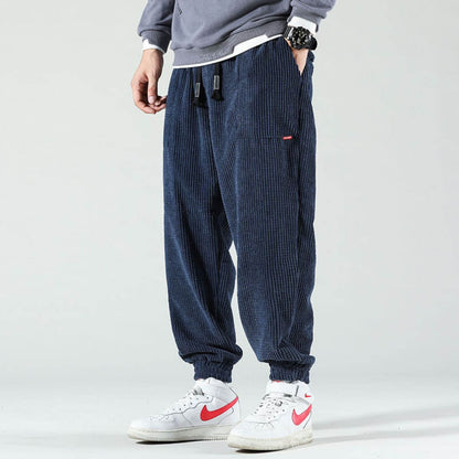 Heren Joggingbroek van Ribfluweel