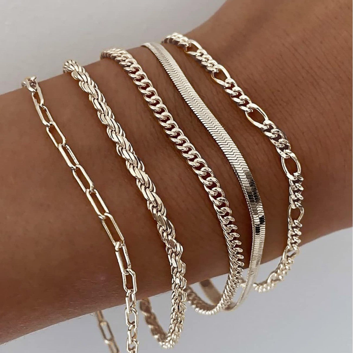 Luné® | Seraphina — Luxe Gouden Armbandenset