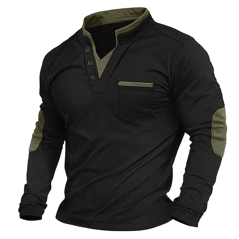 Luné® | Sebastian — V-Hals Sweatshirt voor Mannen