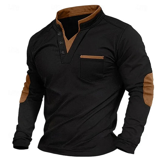 Luné® | Sebastian — V-Hals Sweatshirt voor Mannen