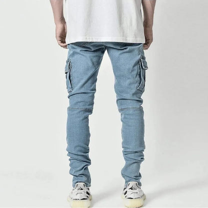 Laluna® | Cargo Street Elastic Jeans