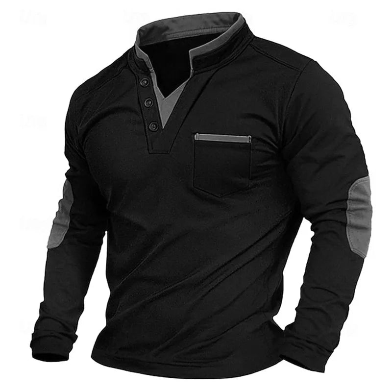 Luné® | Sebastian — V-Hals Sweatshirt voor Mannen