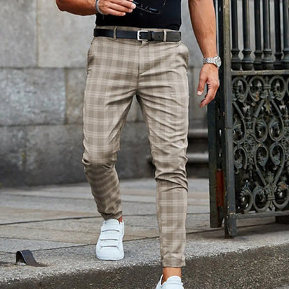 Luné® | Lucas — Geruite Herenbroek met Casual Uitstraling