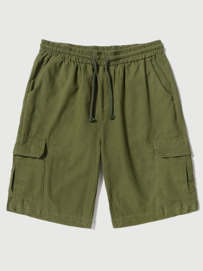 Linen Style Pants With Pockets