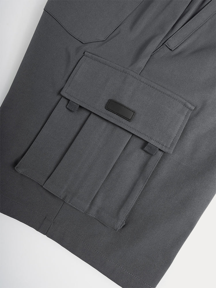 Relaxed Fit Utility Cargo Shorts