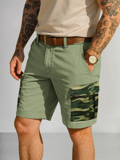 Luné® | Milan — Moderne Camouflage Cargo Shorts