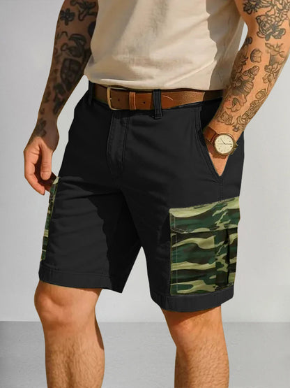 Luné® | Milan — Moderne Camouflage Cargo Shorts
