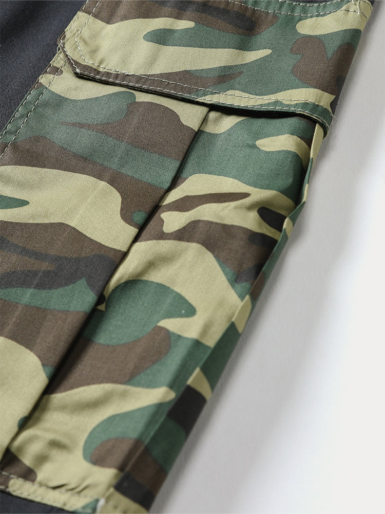 Luné® | Milan — Moderne Camouflage Cargo Shorts