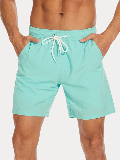 Summer Resort Built-In Liner Swim Trunks