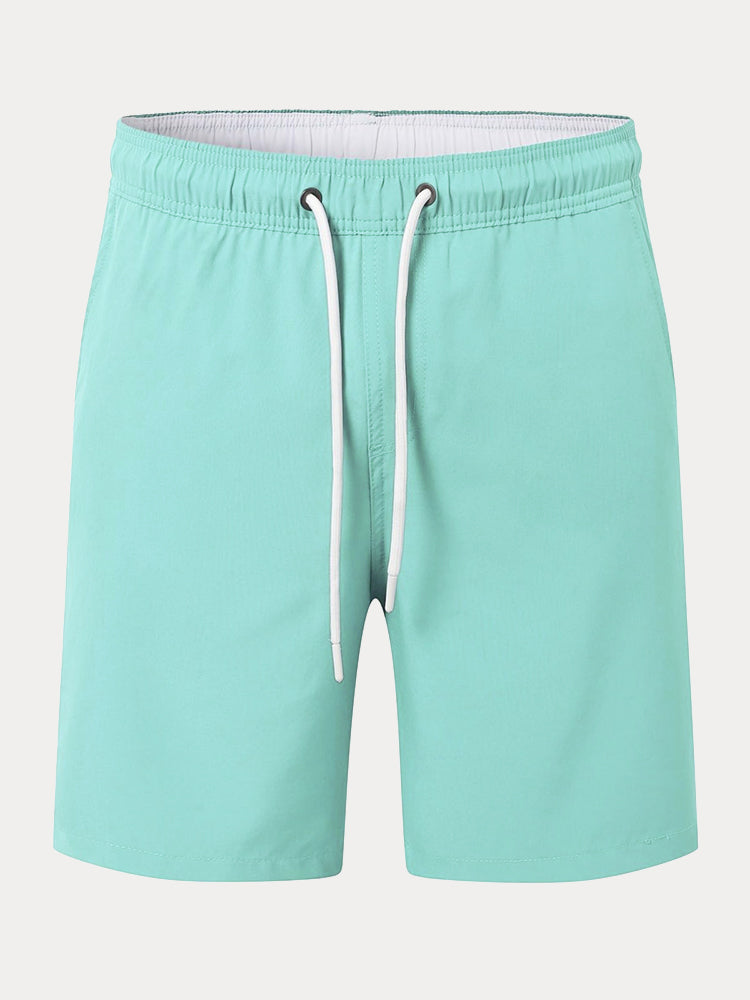 Summer Resort Built-In Liner Swim Trunks