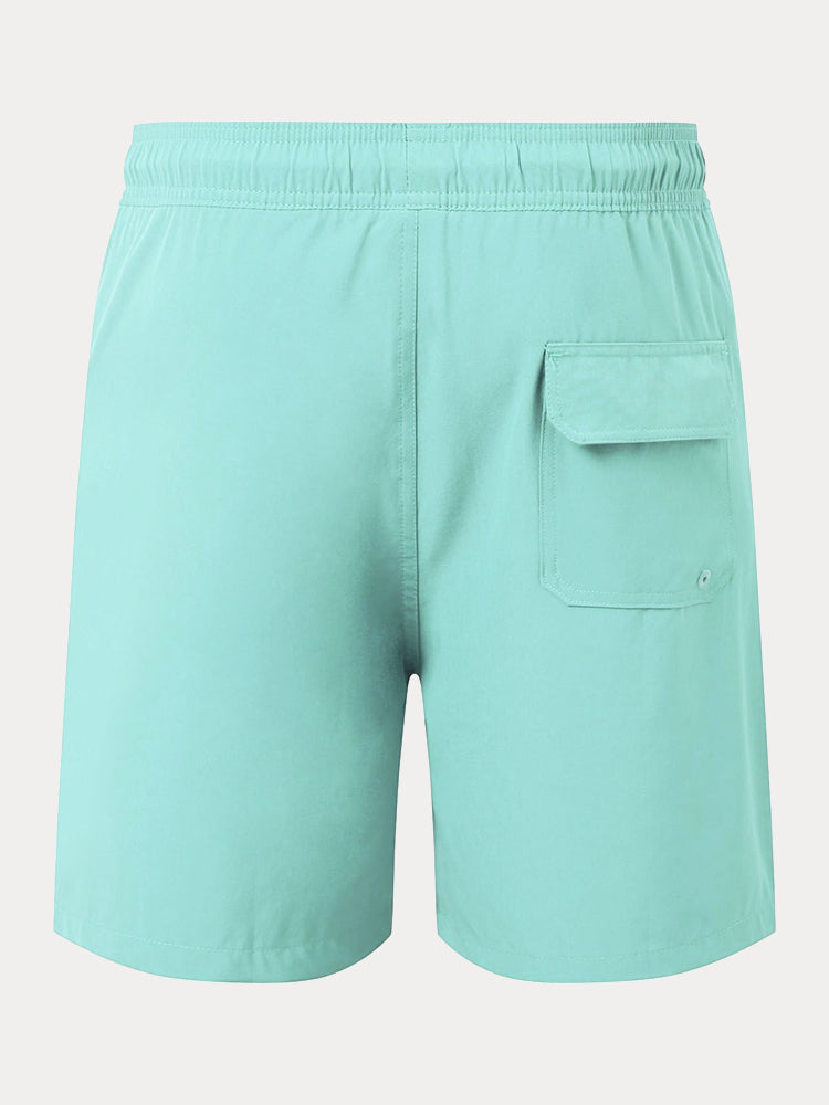Summer Resort Built-In Liner Swim Trunks