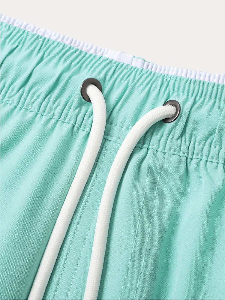 Summer Resort Built-In Liner Swim Trunks