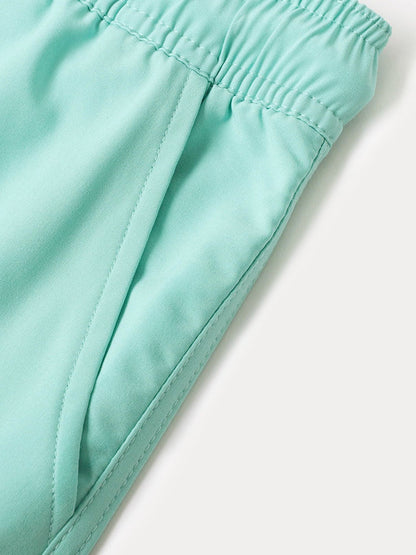 Summer Resort Built-In Liner Swim Trunks