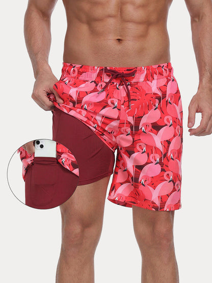 Vacation Ready Compression Lined Swim Trunks