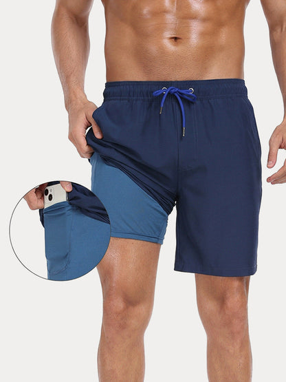 Vacation Ready Compression Lined Swim Trunks