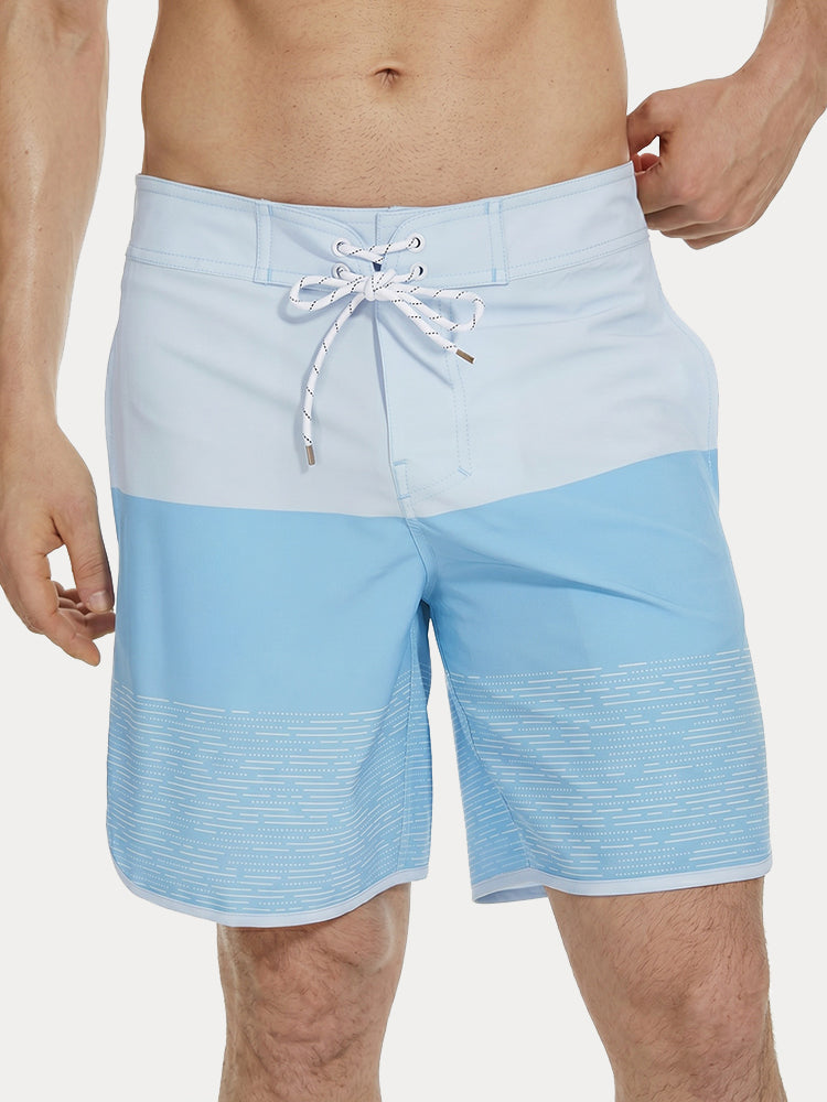 Men's Quick-Dry Multi-Pocket Printed Swim Trunks